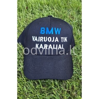 Kepurė ,,BMW vairuoja tik karaliai''