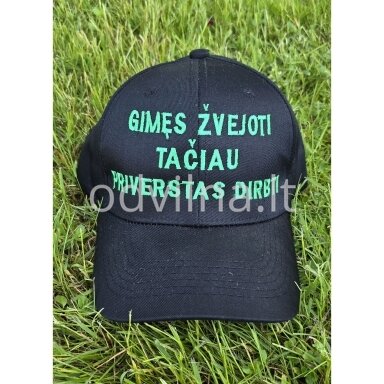 Kepurė ,,Gimęs žvejoti tačiau priverstas dirbti''