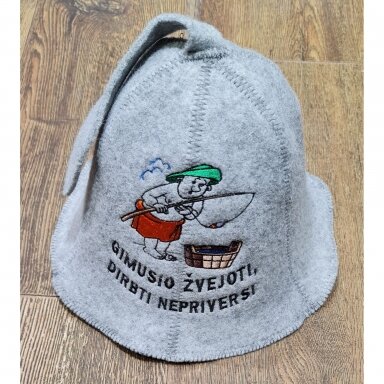 Pirties kepurė ,,Gimusio žvejoti, dirbti nepriversi''