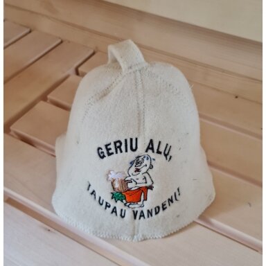 Pirties kepurė ,,Geriu alų, taupau vandenį''