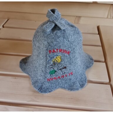 Pirties kepurė ,,Patrink nugarytę''