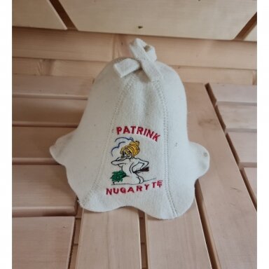 Pirties kepurė ,,Patrink nugarytę''