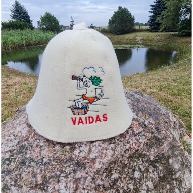 Vilnonė pirties kepurė ,,Vaidas"