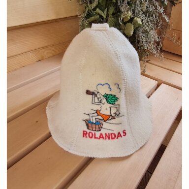 Vilnonė pirties kepurė ,,Rolandas"