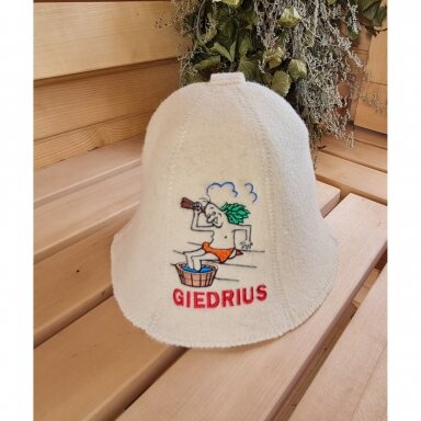 Vilnonė pirties kepurė ,,Giedrius"