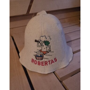 Vilnonė pirties kepurė ,,Robertas''
